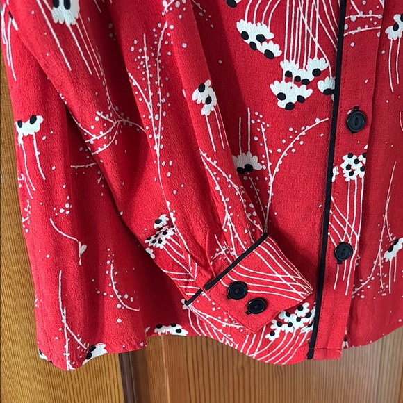 ba&sh Red Floral Blouse - Picture 5 of 5